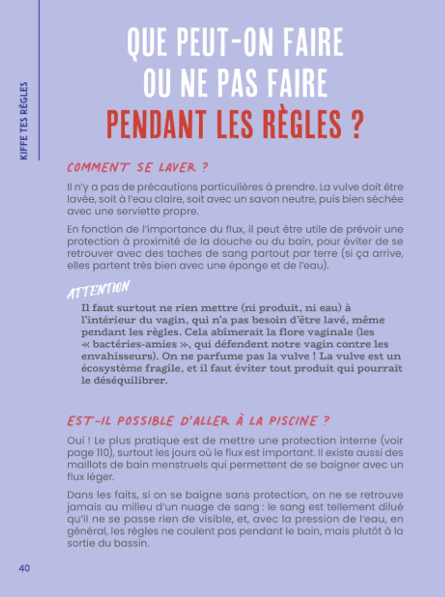 Livre - Kiffe tes règles de Gaëlle Baldassari