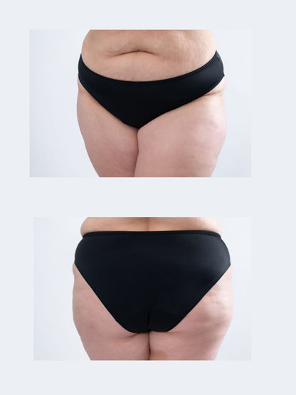 Culotte de bain menstruelle Qoozi  pour adulte grande taille , conçu pour offrir une protection à la mer.